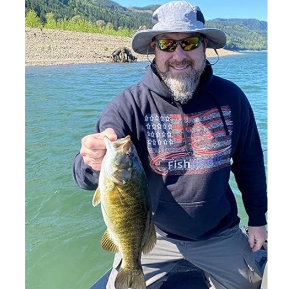 Fishing Hat Boonie Bucket Hat UPF50+ Sun Protection Wide Brim 2 Adj Straps Gray - Picture 4 of 7